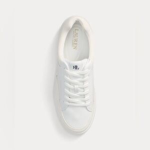 Ralph Lauren Hailey Leather & Suede Sneaker